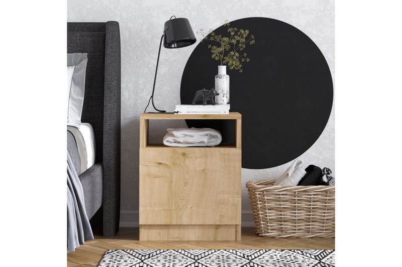 Heren Sängbord 40 cm - Valnöt - Möbler - Sovrum - Sängbord