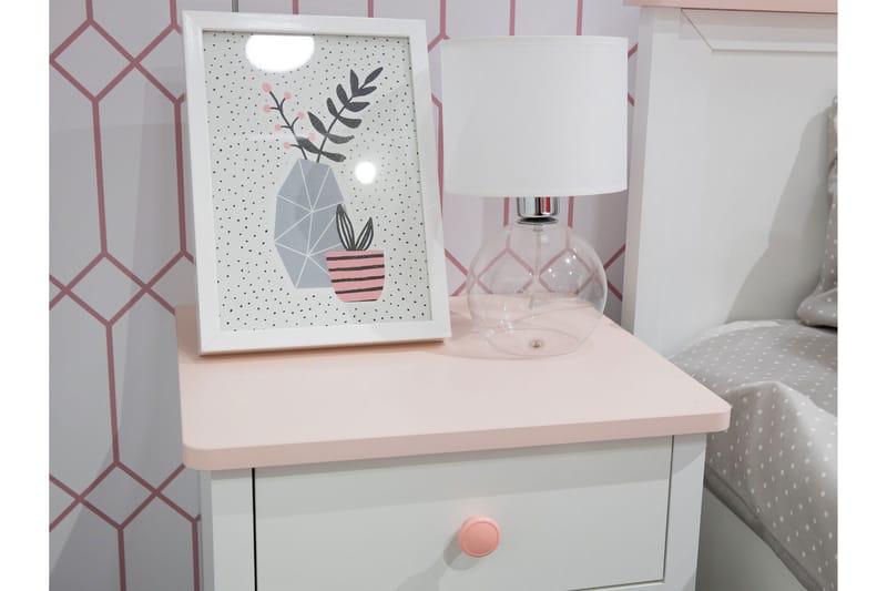 Hilts Möbelset För Sovrum - Vit/Rosa - Möbler - Sovrum - Möbelset för sovrum