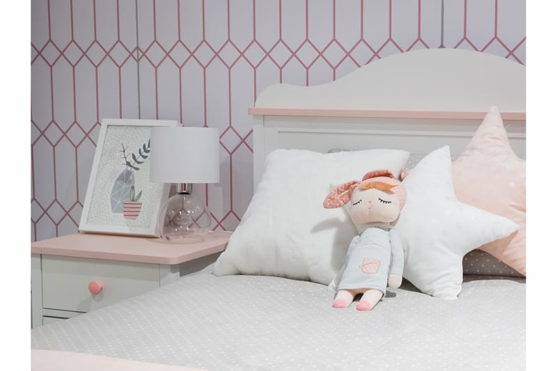 Hilts Möbelset För Sovrum - Vit/Rosa - Möbler - Sovrum - Möbelset för sovrum
