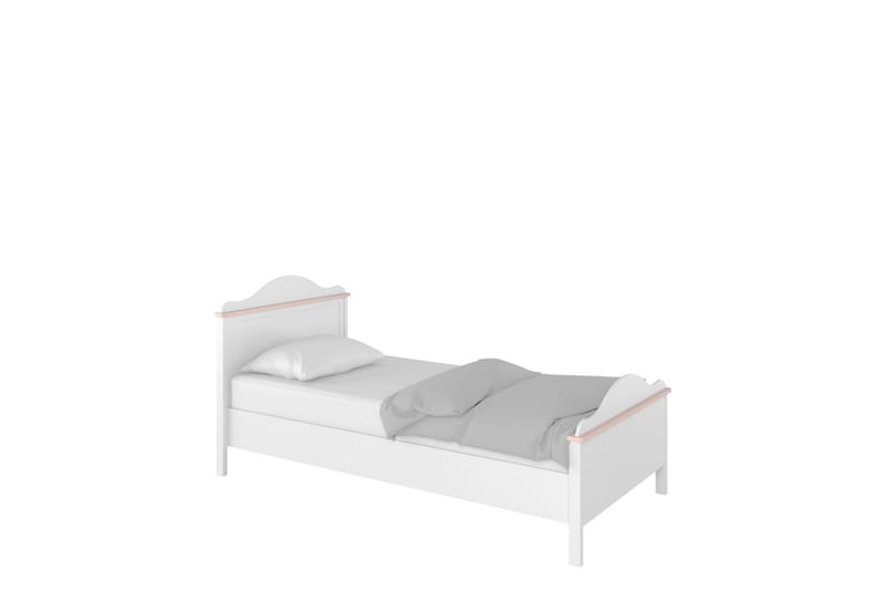 Hilts Sängram 90x200 cm - Vit/Rosa - Möbler - Sovrum - Sängram & sängstomme