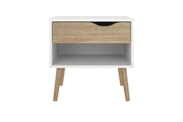 Hostafranc Sängbord 50,2 cm - Vit - Möbler - Sovrum - Sängbord