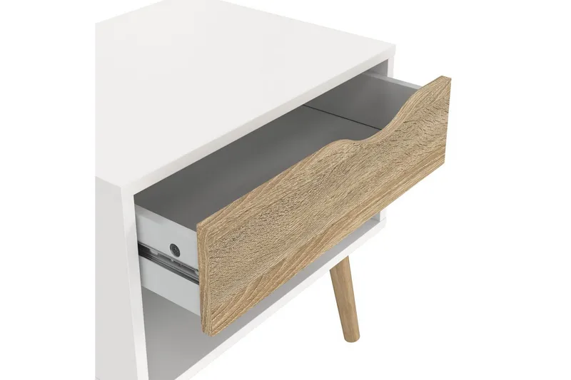 Hostafranc Sängbord 50,2 cm - Vit - Möbler - Sovrum - Sängbord