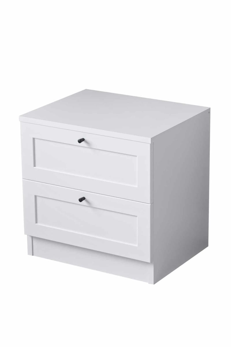 Interlaken Nattduksbord 50 cm - Vit - Möbler - Sovrum - Sängbord