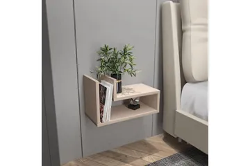 Jarlech Sängbord 45 cm - Beige - Möbler - Sovrum - Sängbord
