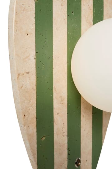 Javoren Vägglampa 10 cm - Beige Vit Grön - Belysning - Inomhusbelysning & lampor - Vägglampor & väggbelysning