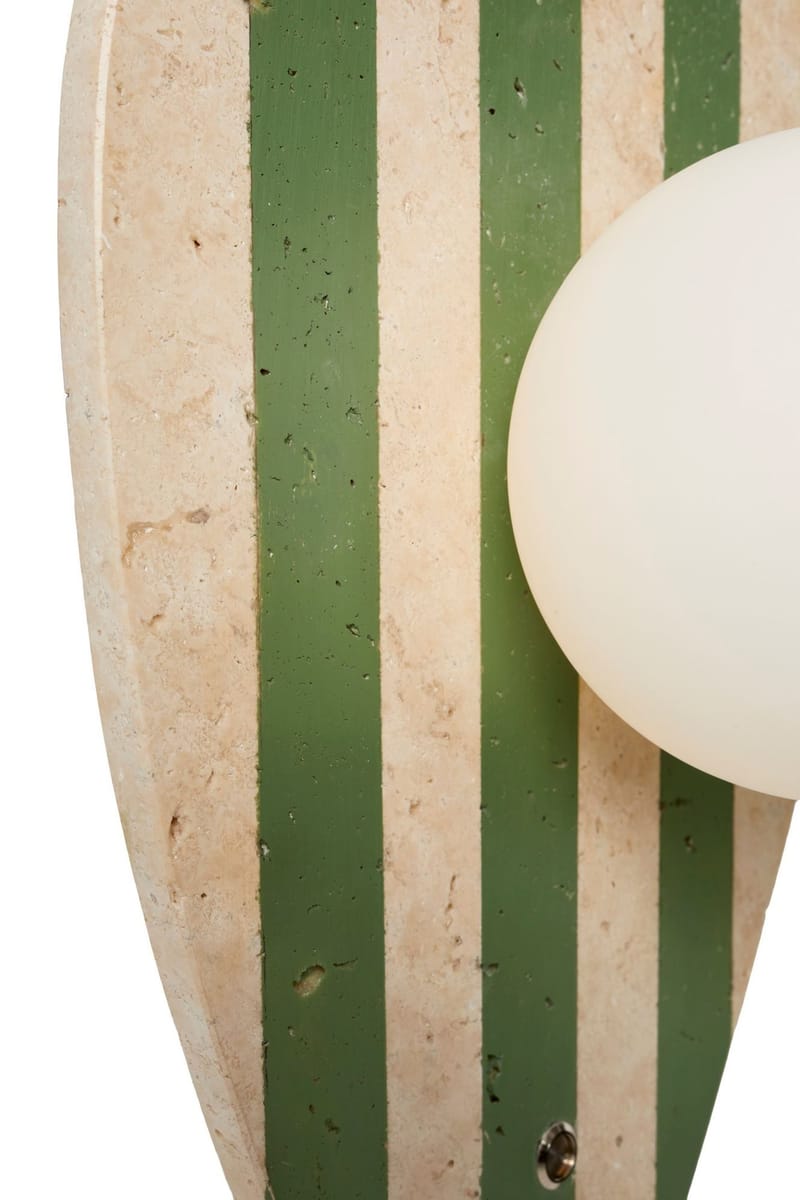 Javoren Vägglampa 10 cm - Beige Vit Grön - Belysning - Inomhusbelysning & lampor - Vägglampor & väggbelysning