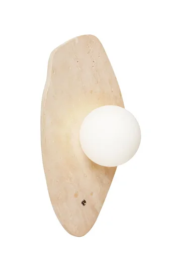 Javoren Vägglampa 10 cm - Beige Vit - Belysning - Inomhusbelysning & lampor - Vägglampor & väggbelysning