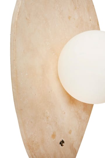 Javoren Vägglampa 10 cm - Beige Vit - Belysning - Inomhusbelysning & lampor - Vägglampor & väggbelysning