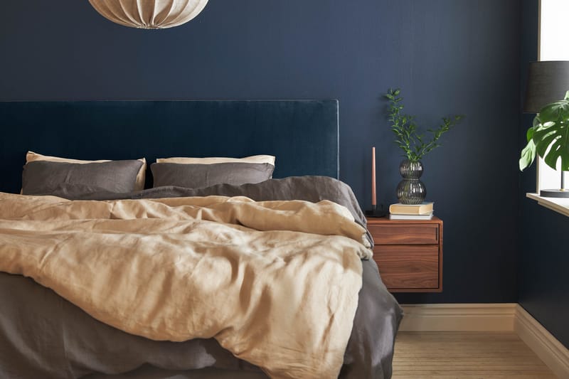 JOLLY Sänggavel 180x105 cm Mörkblå - Mörkblå - Sänggavlar