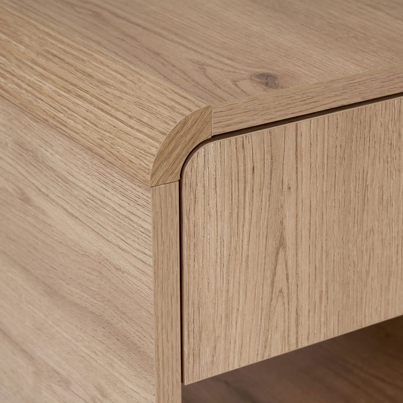Joren Sängbord 45x45x40 cm - Sepet Oak - Möbler - Sovrum - Sängbord