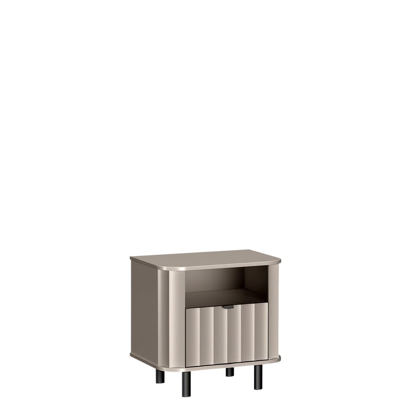 Joriel Sängbord 59 cm, Beige|svart