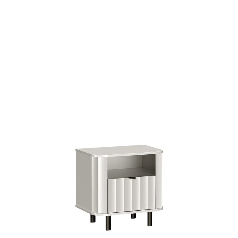 Joriel Sängbord 59 cm, Vit|svart