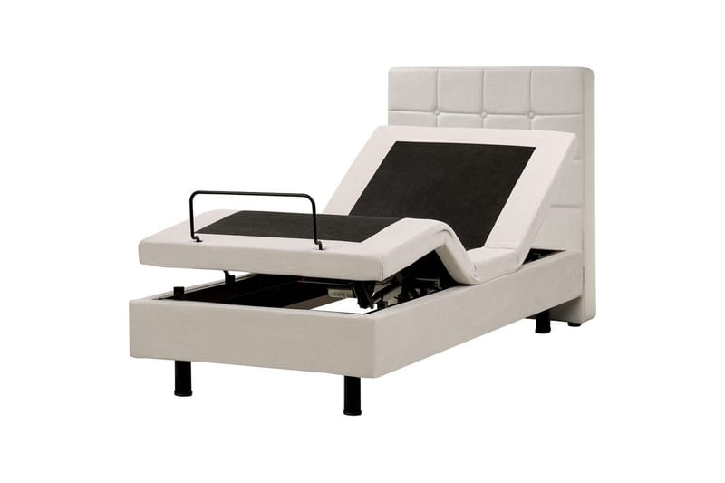 Justerbar säng Duke, Beige, 80x200 cm