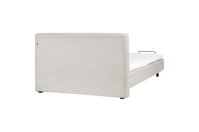 Justerbar säng Duke - Beige, svart, 160x200 cm - Möbler - Sovrum - Sängram & sängstomme