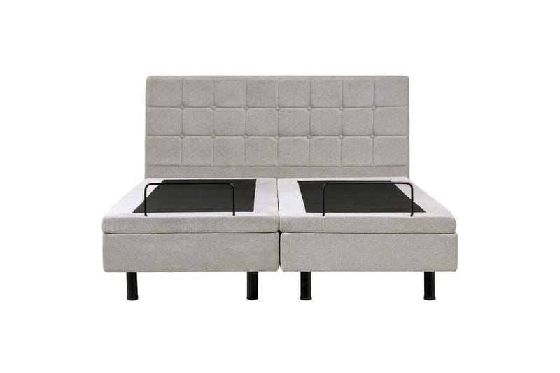 Justerbar säng Duke - Grå, svart, 160x200 cm - Möbler - Sovrum - Sängram & sängstomme
