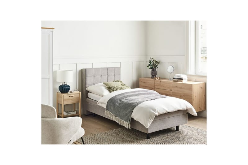 Justerbar säng Duke - Grå, svart, 90x200 cm - Möbler - Sovrum - Sängram & sängstomme