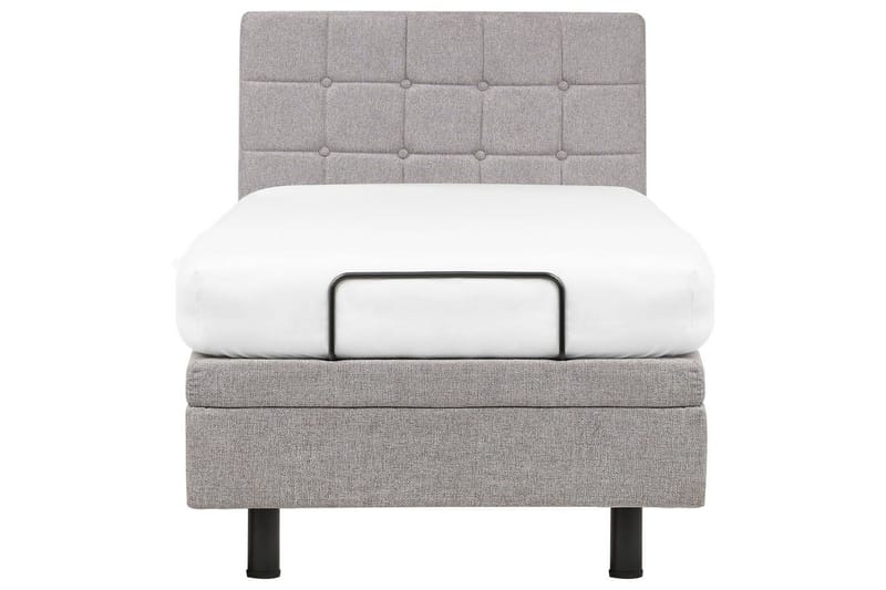 Justerbar säng Duke - Grå, svart, 90x200 cm - Möbler - Sovrum - Sängram & sängstomme