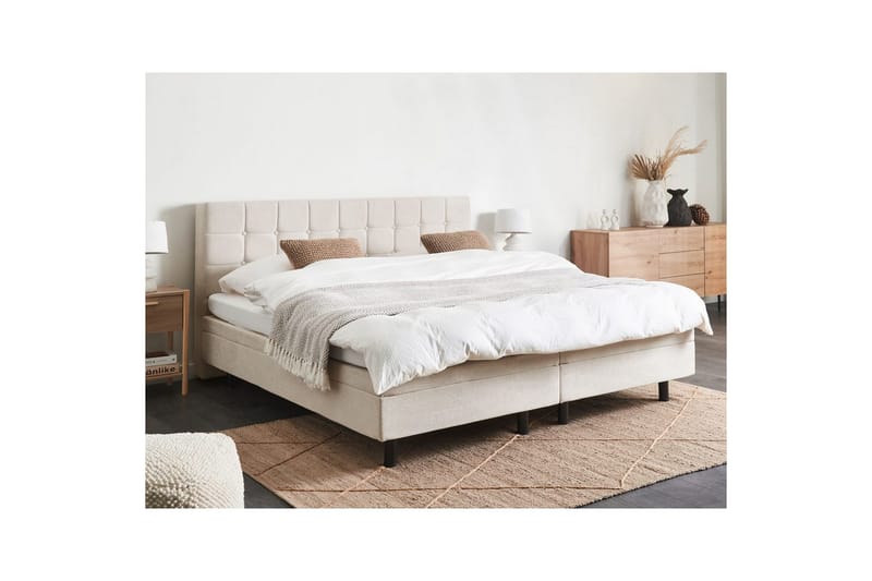 Justerbar säng Duke - Ljusbeige, 180x200 cm - Möbler - Sovrum - Sängram & sängstomme