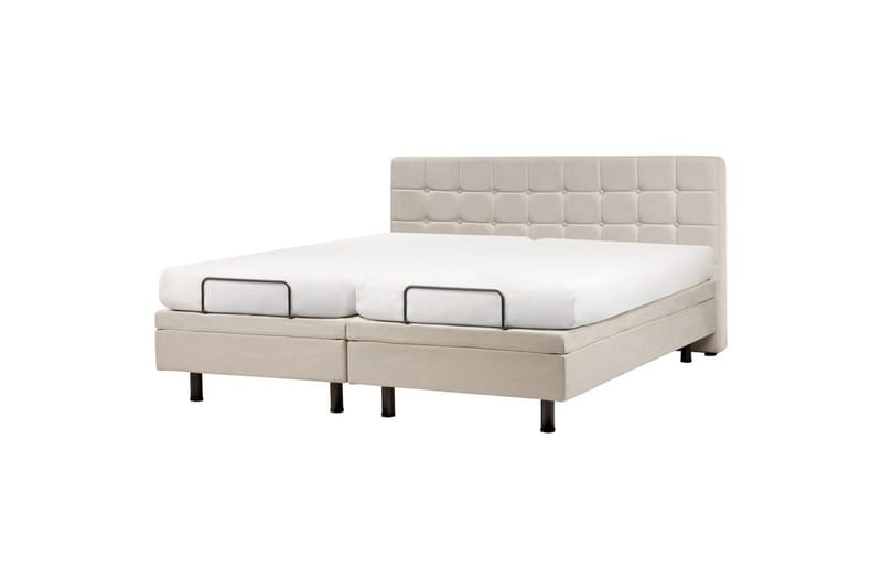 Justerbar säng Duke - Ljusbeige, 180x200 cm - Möbler - Sovrum - Sängram & sängstomme