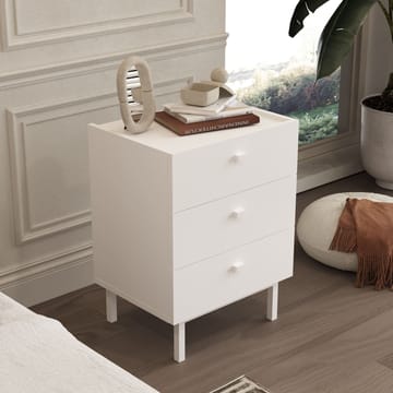 Kamulu Sängbord 47,9x63,5x36,8 cm - Vit - Möbler - Sovrum - Sängbord