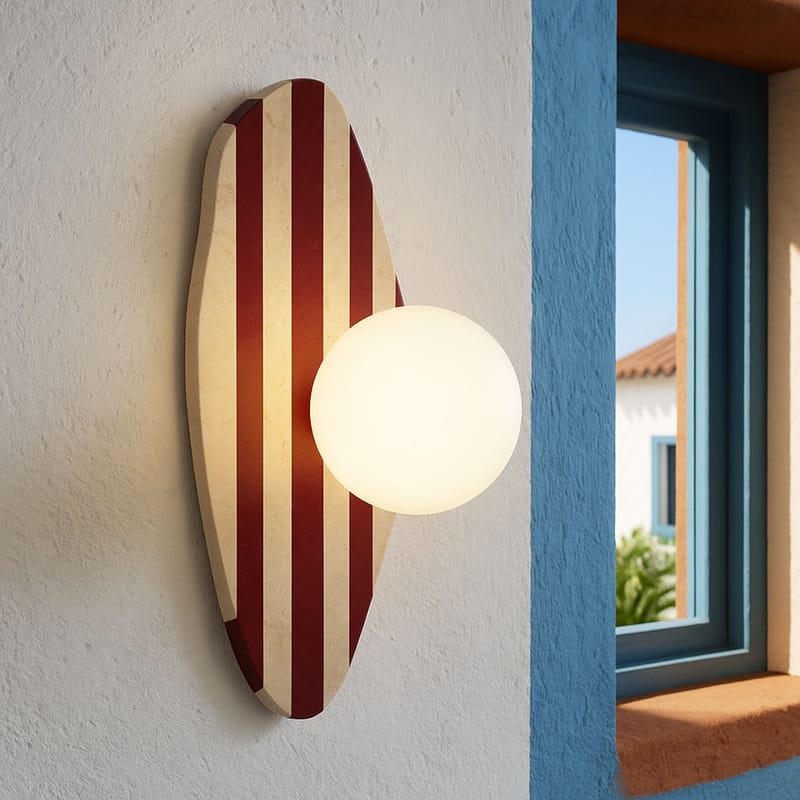 Kaynta Vägglampa 10 cm - Beige, Vit, Röd - Belysning - Inomhusbelysning & lampor - Vägglampor & väggbelysning
