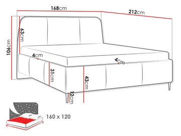 Klyra Sängram med förvaring 160x200 cm - svart - Möbler - Sovrum - Sängram & sängstomme