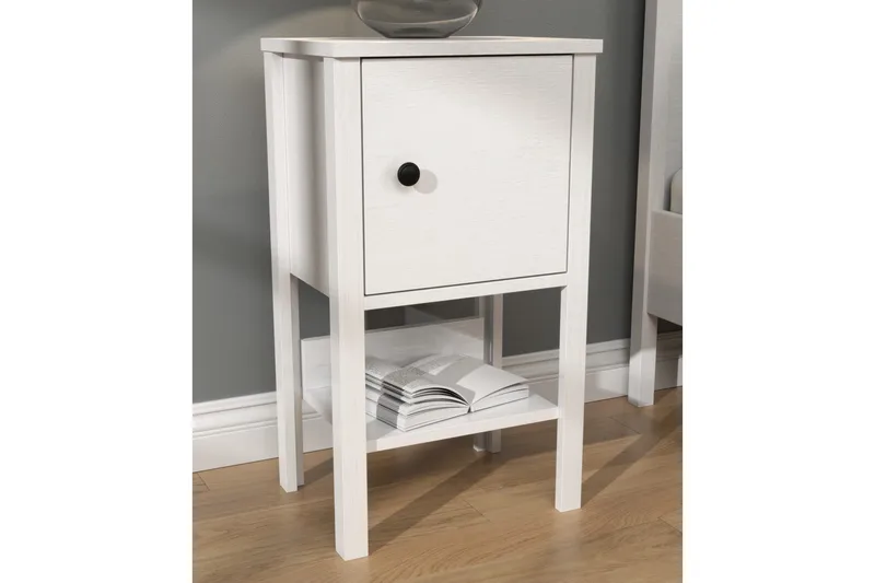 Konrul Sängbord 40 cm - Natur/Vit - Möbler - Sovrum - Sängbord