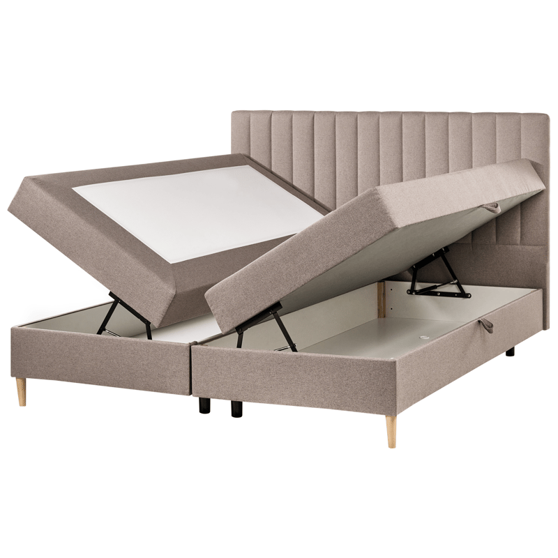 Kontinentalsäng Officer 180x200 cm - Taupe - Möbler - Sovrum - Sängar - Kontinentalsängar