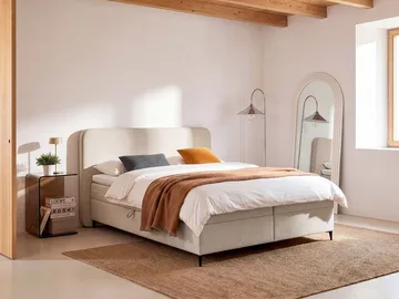 Kontinentalsäng Regent 160x200 cm - Taupe - Möbler - Sovrum - Sängar - Kontinentalsängar