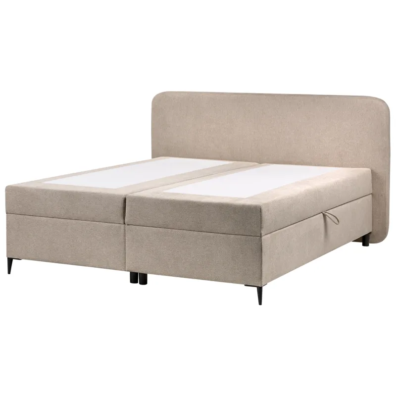 Kontinentalsäng Regent 160x200 cm - Taupe - Möbler - Sovrum - Sängar - Kontinentalsängar