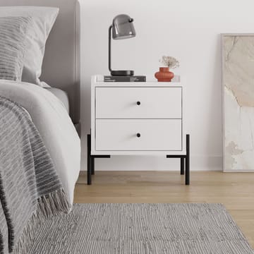 Kunimitsu Sängbord 45 cm - Vit - Möbler - Sovrum - Sängbord