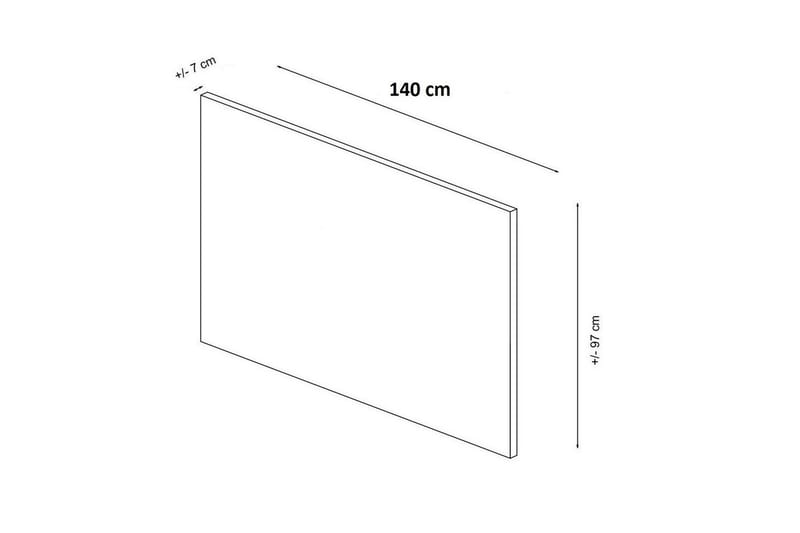 Lamal Sänggavel 140 cm - Beige - Möbler - Sovrum - Sänggavlar