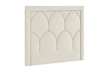 Leva Sänggavel 120cm - Beige/Sammet - Möbler - Sovrum - Sänggavlar