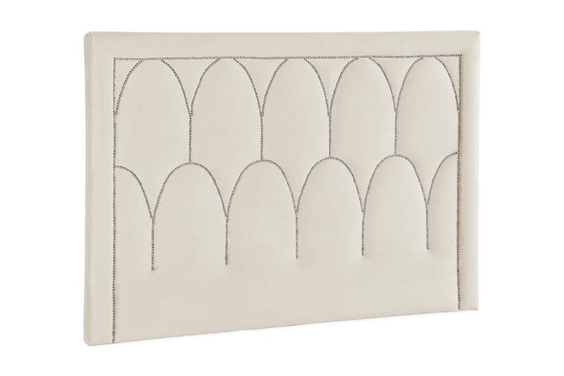 Leva Sänggavel 160cm - Beige/Sammet - Möbler - Sovrum - Sänggavlar