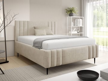 Lomren Sängram med förvaring 140x200 cm - beige - Möbler - Sovrum - Sängram & sängstomme