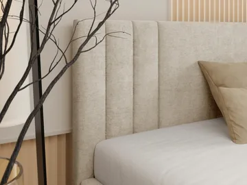 Lomren Sängram med förvaring 160x200 cm - beige - Möbler - Sovrum - Sängram & sängstomme