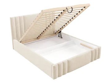 Lomren Sängram med förvaring 180x200 cm - beige - Möbler - Sovrum - Sängram & sängstomme
