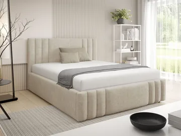 Lomren Sängram med förvaring 180x200 cm - beige - Möbler - Sovrum - Sängram & sängstomme