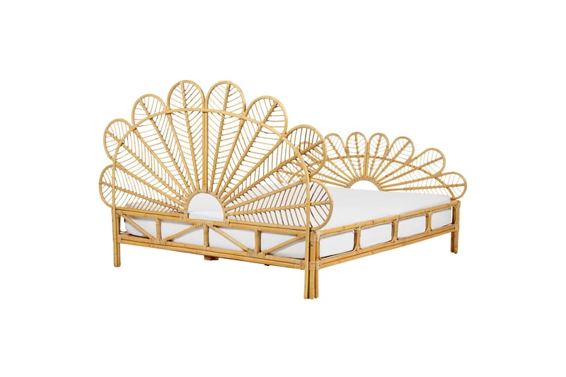 Lorentine Sängram 160x200 cm - Ljust trä - Möbler - Sovrum - Sängram & sängstomme