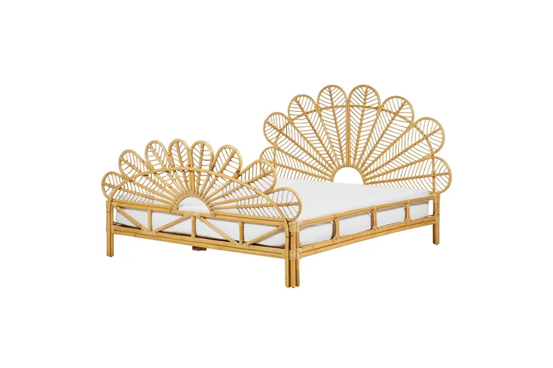 Lorentine Sängram 160x200 cm - Ljust trä - Möbler - Sovrum - Sängram & sängstomme