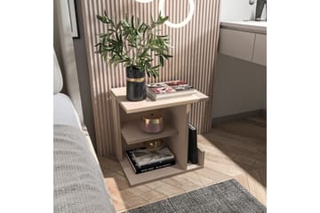 Lorik Sängbord 45 cm - Beige - Möbler - Sovrum - Sängbord