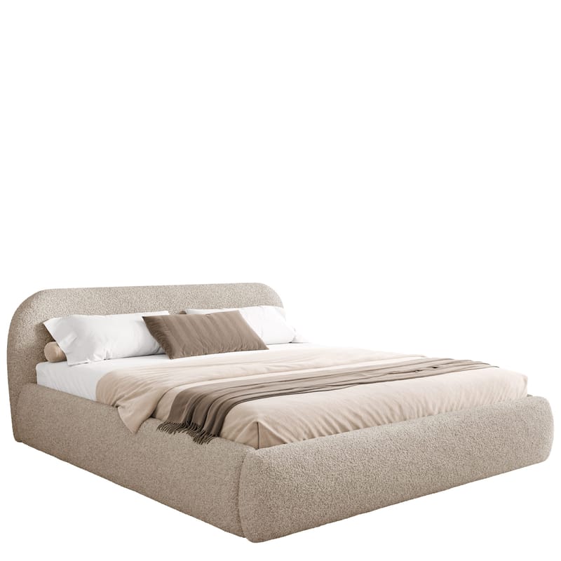 Lunna Sängram med förvaring 160x200 cm, beige
