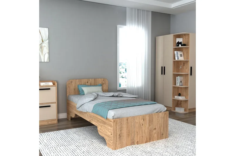 Luses Sängram 94,4x194 cm - Brun - Möbler - Sovrum - Sängram & sängstomme