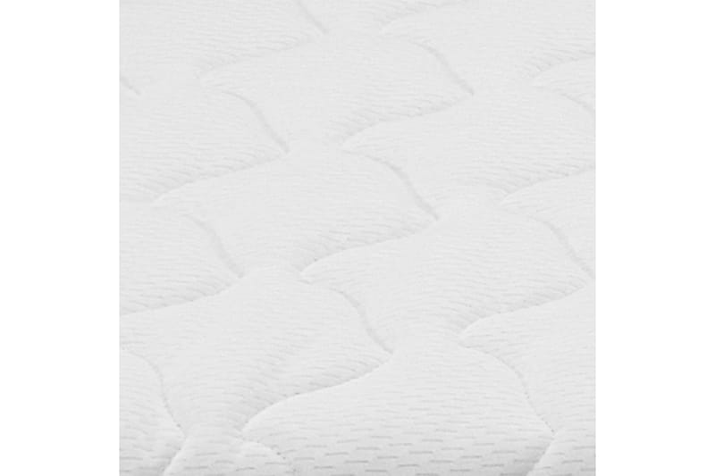 Bäddmadrass 100x200 cm viskoelastiskt minnesskum 6 cm - Vit - Möbler - Sovrum - Madrasser - Bäddmadrasser