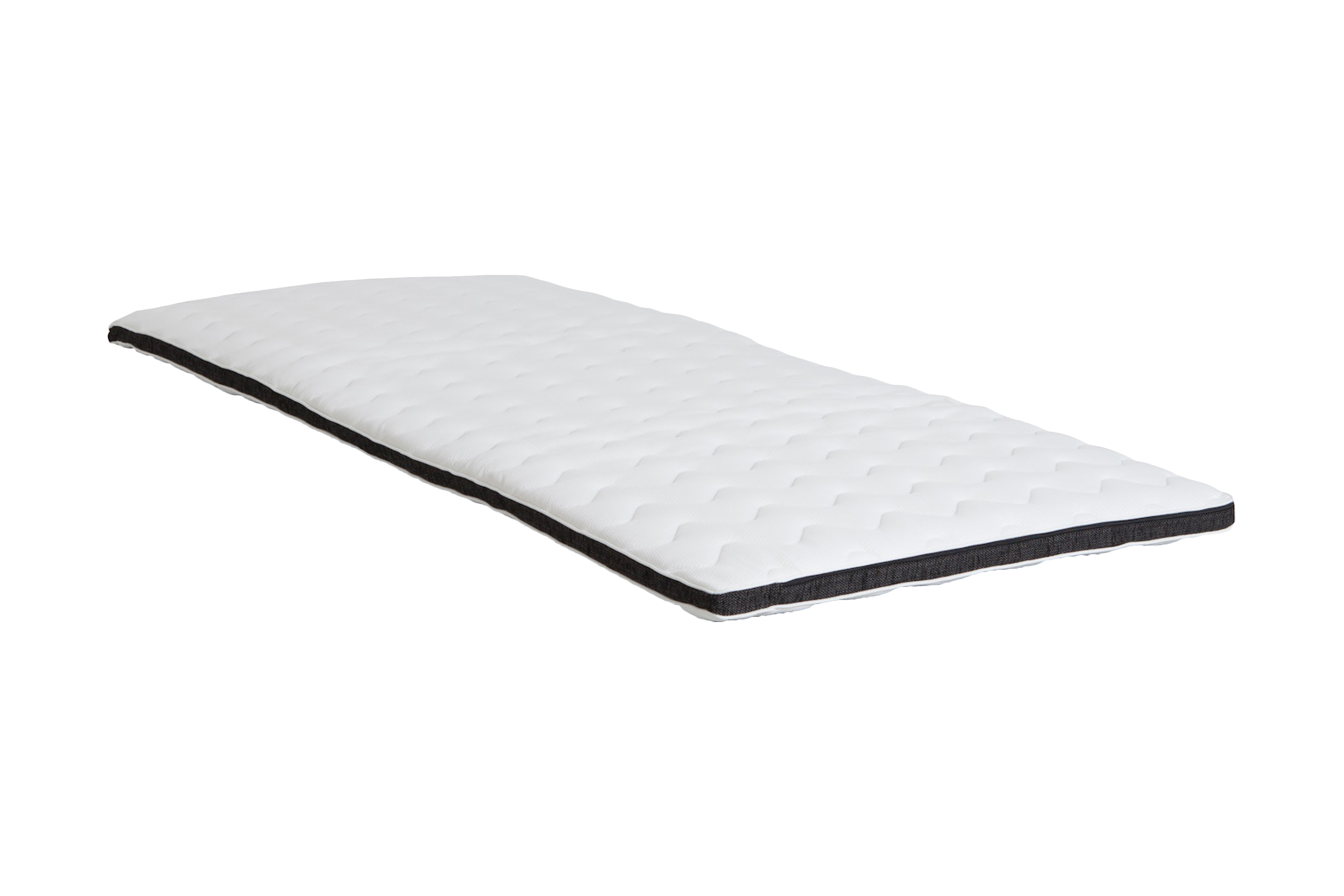 bäddmadrass 105x200 - vit/svart