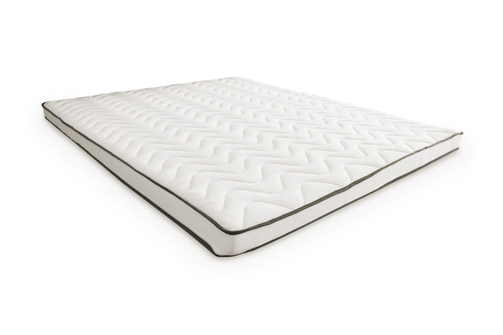 bäddmadrass 120x200 kallskum - vit