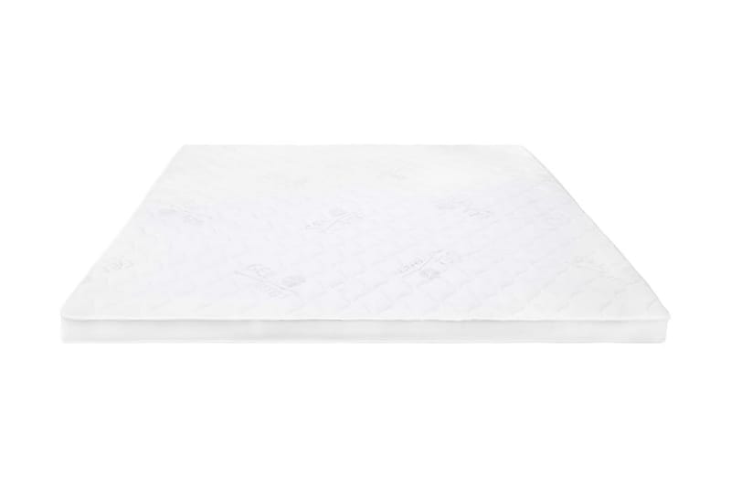 Bäddmadrass 140x200 cm gelskum 7 cm - Vit - Möbler - Sovrum - Madrasser - Bäddmadrasser