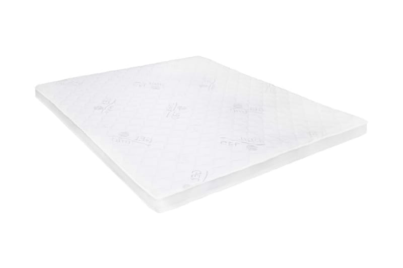 Bäddmadrass 140x200 cm gelskum 7 cm - Vit - Möbler - Sovrum - Madrasser - Bäddmadrasser