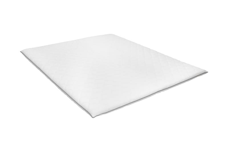 Bäddmadrass 140x200 cm viskoelastiskt minnesskum 6 cm - Vit - Möbler - Sovrum - Madrasser - Bäddmadrasser