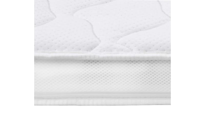 Bäddmadrass 180x200 cm gelskum 7 cm - Vit - Möbler - Sovrum - Madrasser - Bäddmadrasser